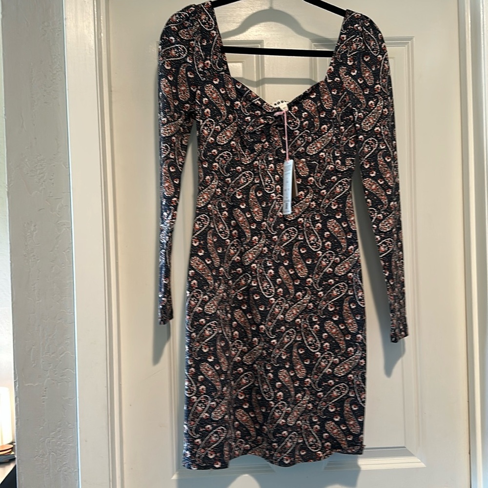 Mini Boden paisley tencel cotton dress- 2R.